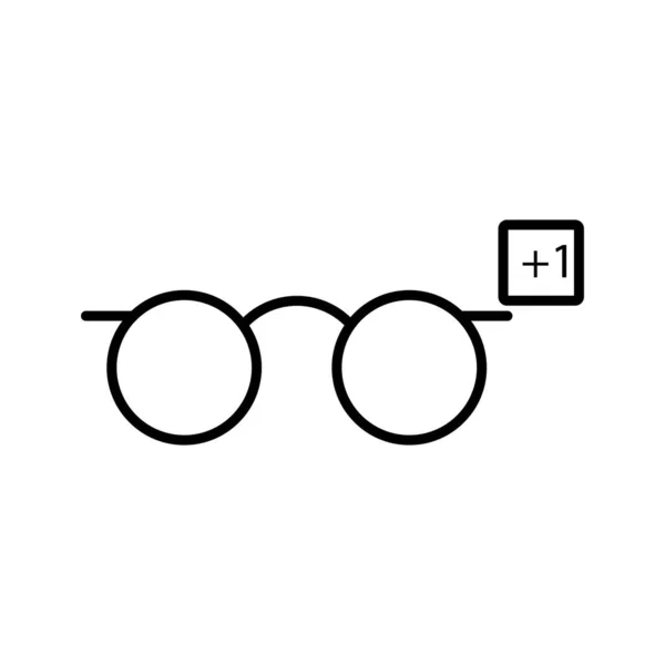Glasses Factor One Icon — Stockový vektor