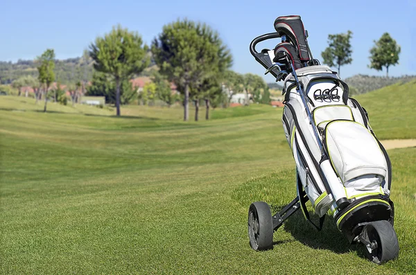 Carrello da golf — Foto Stock