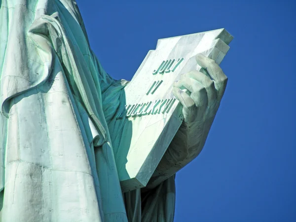 Statue of Liberty 4th of July table closeup — Stock Photo, Image