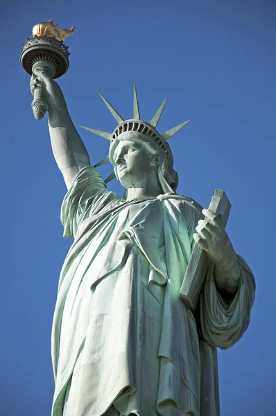 Statue of Liberty complete closeup — Stock Photo, Image