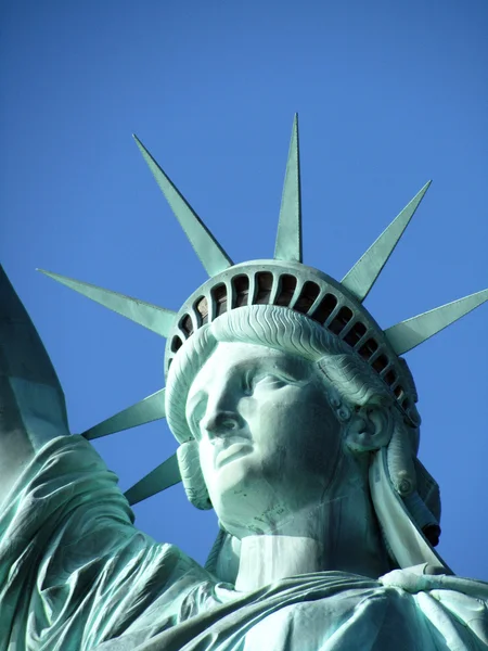 Statue of Liberty face closeup — Stock Photo, Image