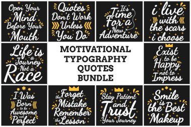 MOTIVATIONAL TYPOGRAPHY QUOTES BUNDLE VOL. 2