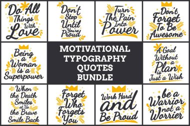 MOTIVATIONAL TYPOGRAPHY QUOTES BUNDLE VOL. 4
