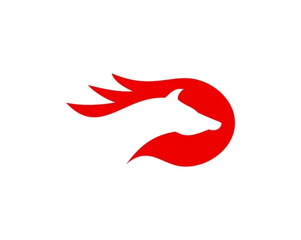Fast Speed Horse Logo — Stockvector