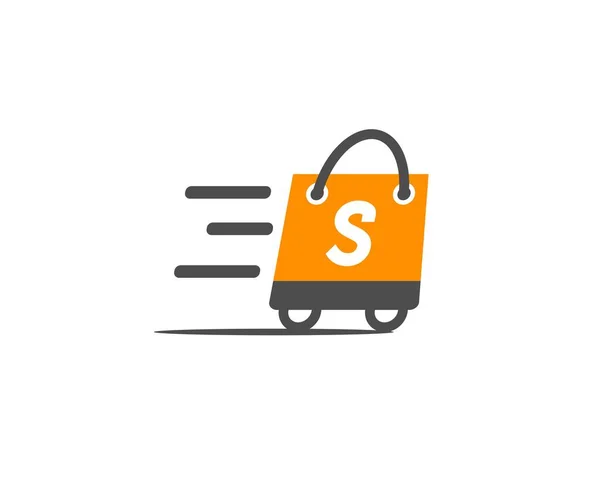 Fast Shop Logo Icon — Stock Vector