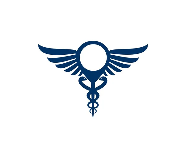 Suche Standort Medizinischer Ort Logo — Stockvektor
