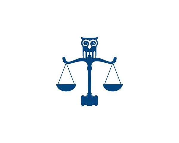Baykuş ve avukat logo simgesi