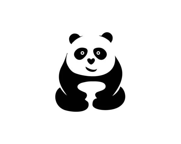 Niedlicher Baby Panda Vektor — Stockvektor