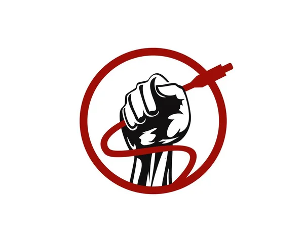 Devrim Ağı Logo Vektörü — Stok Vektör