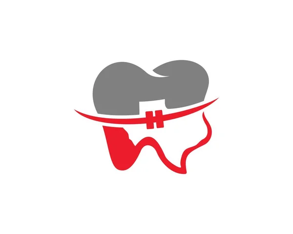 Vector Logotipo Ortopédico Dental Texas — Archivo Imágenes Vectoriales