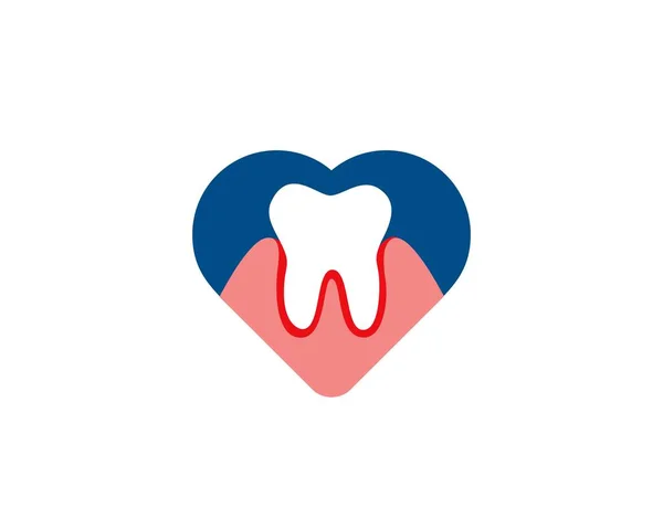 Aşk Ortopedik Diş Logosu — Stok Vektör
