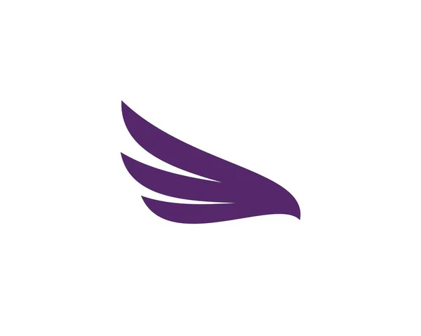 Eenvoudige Vleugel Logo Vector — Stockvector