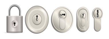 Altın anahtar delikleri vektörü