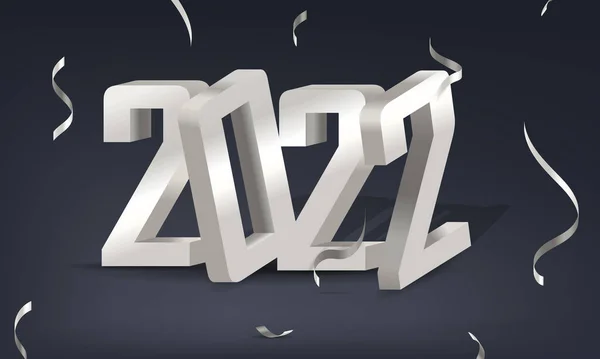 Új év 2022 vektor — Stock Vector