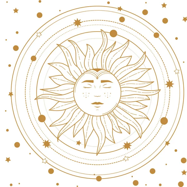 Волшебное знамя для астрологии — стоковый вектор