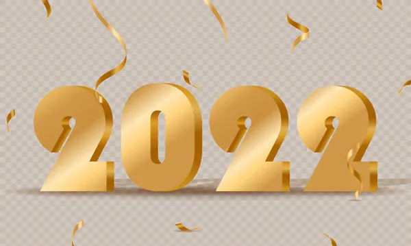 Új év 2022 vektor — Stock Vector
