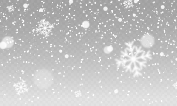 Vecteur fortes chutes de neige — Image vectorielle