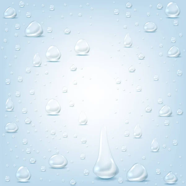 Kondenzace vody kapky — Stockový vektor