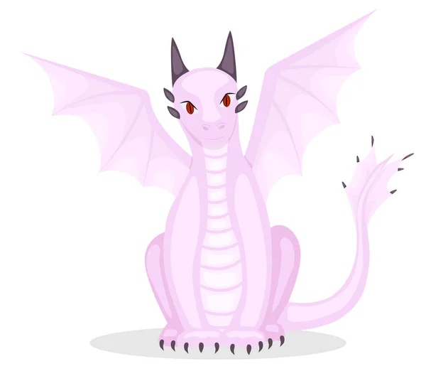Dibujos animados vector dragón — Archivo Imágenes Vectoriales