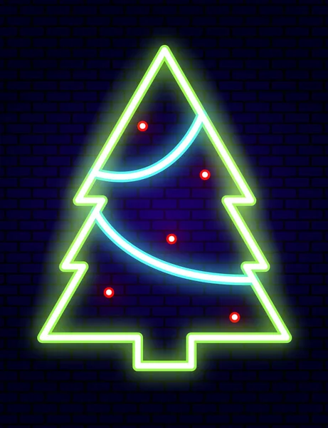 Wektor neonów świątecznych — Wektor stockowy