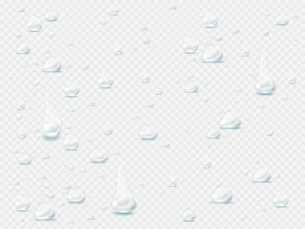 Gotas de agua de condensación — Vector de stock