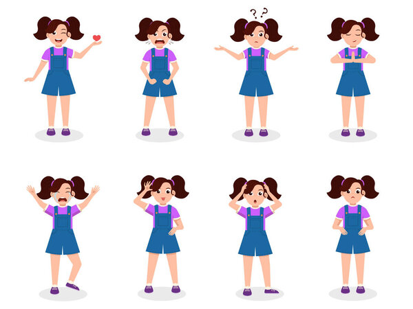 Мультяшная девочка
