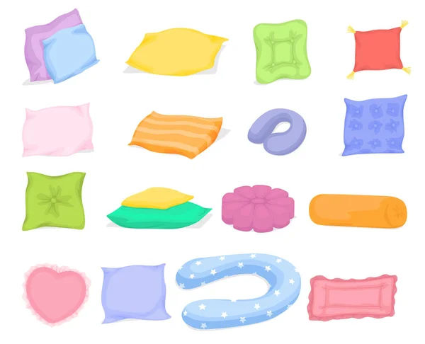 Cartoon pillow set — Wektor stockowy