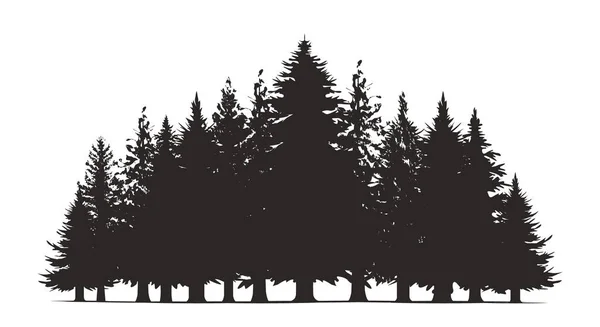 Δέντρο σιλουέτα διάνυσμα — Διανυσματικό Αρχείο