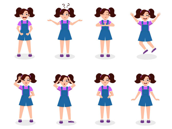 Мультяшная девочка
