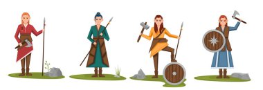 Viking Çizgi Film Seti