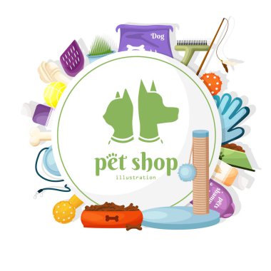 Evcil hayvan dükkanı ürünleri