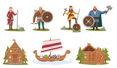 Viking Çizgi Film Seti