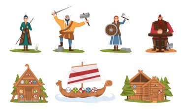 Viking Çizgi Film Seti