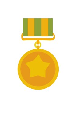 Ödül ve ödül. Kazanan altın kupa vektör çizim kiti