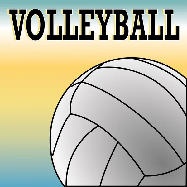 Pallavolo — Vettoriale Stock