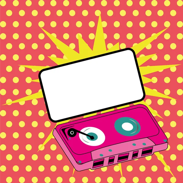 Cassette — Image vectorielle