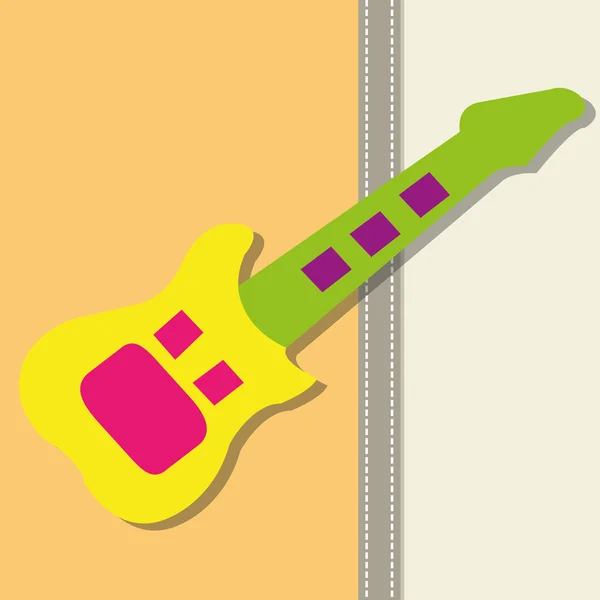 Kytara — Stockový vektor