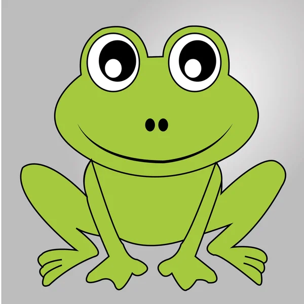 Frosch — Stockvektor