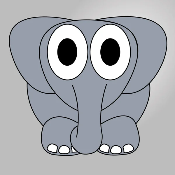 Éléphant — Image vectorielle