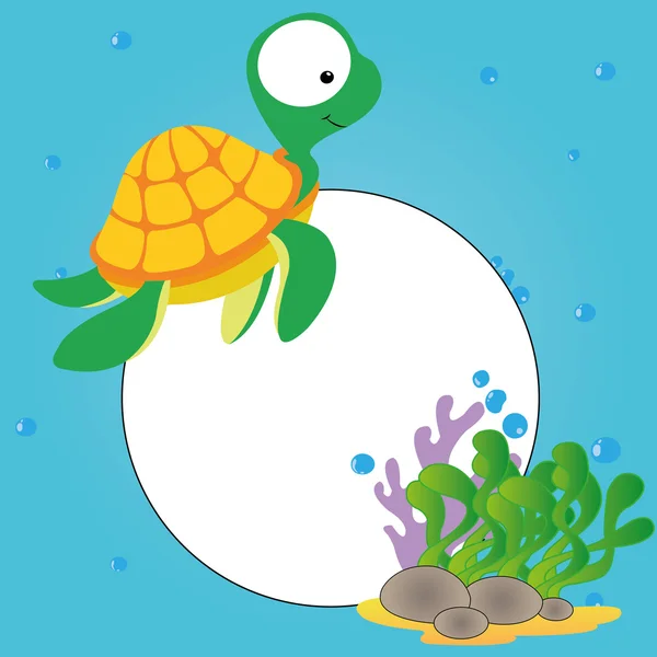 Zeeschildpad — Stockvector