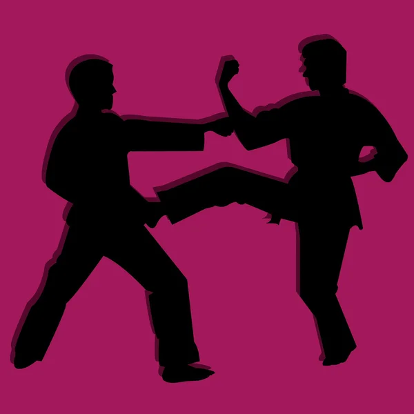 Karate. — Vector de stock