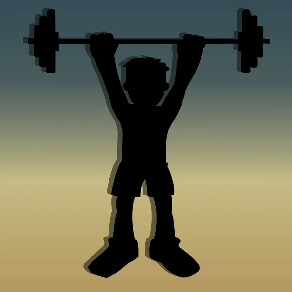 Powerlifting — Stockvector