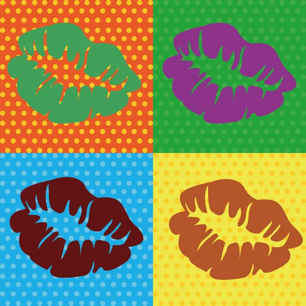 Kiss — Stock Vector