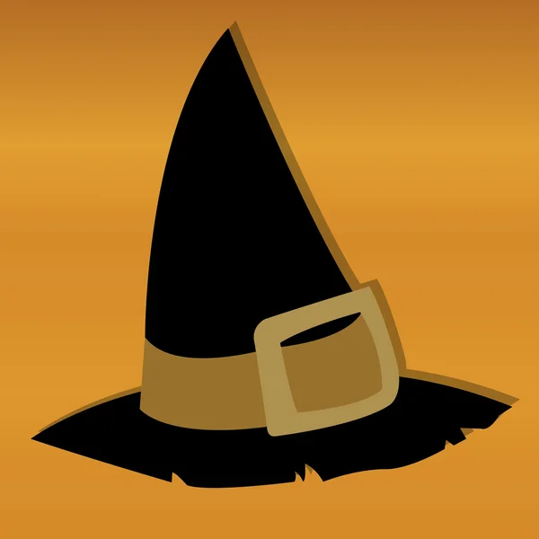 Sombrero de bruja — Vector de stock