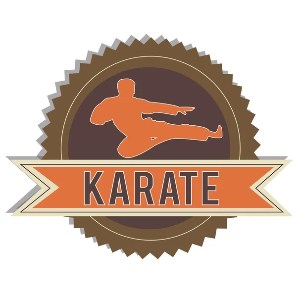 Karate — Stockový vektor