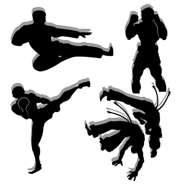 Arts martiaux — Image vectorielle