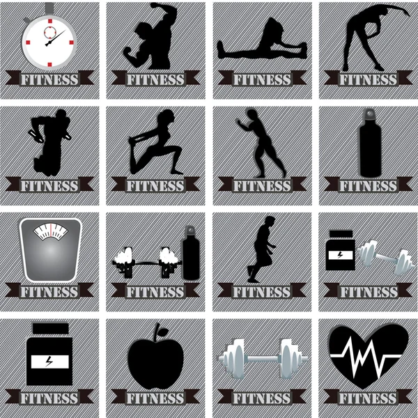 Fitness — Stockvector