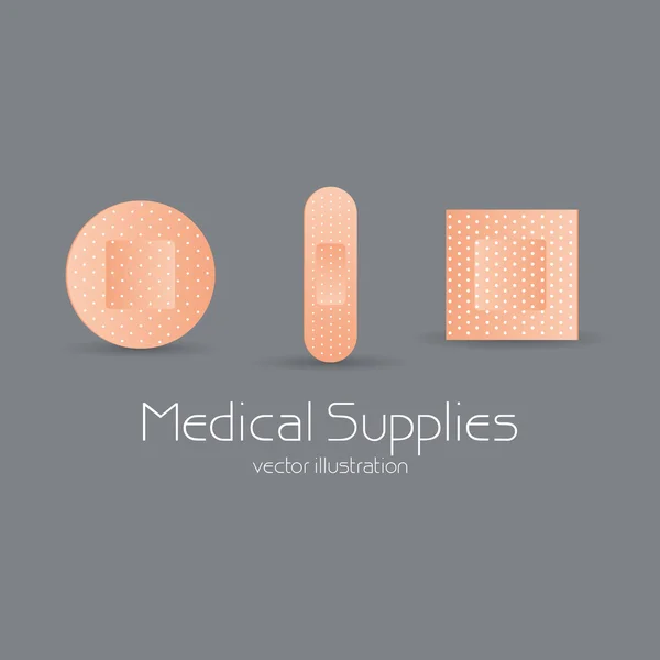 Objetos médicos — Vetor de Stock