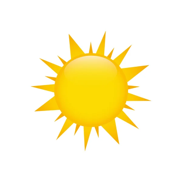 可爱的太阳 — 图库矢量图片