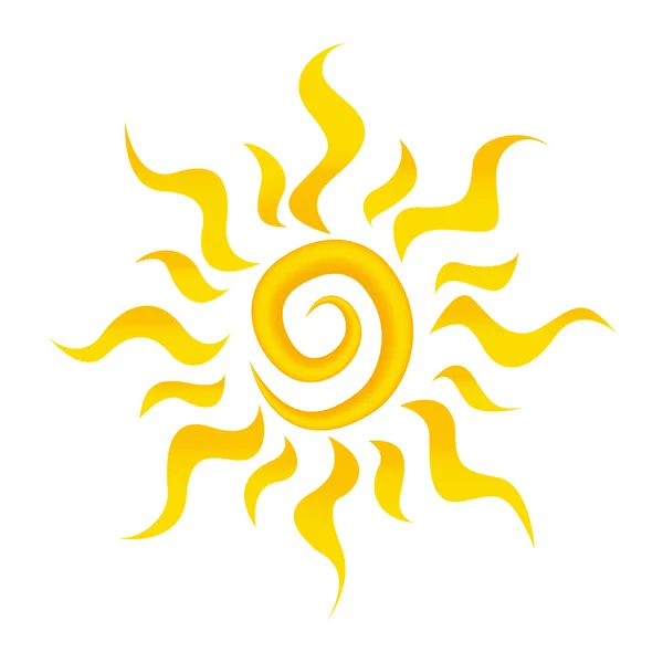 Mignon soleil — Image vectorielle